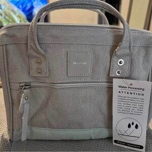 Gray Water Repellent Women's Bag